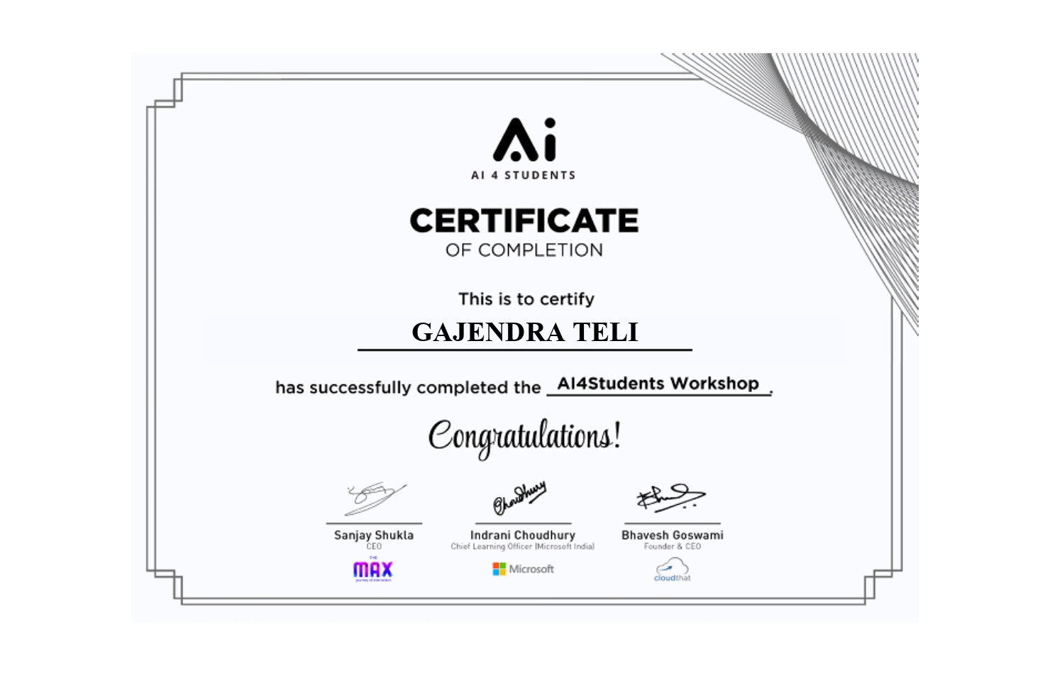 Certificate 2