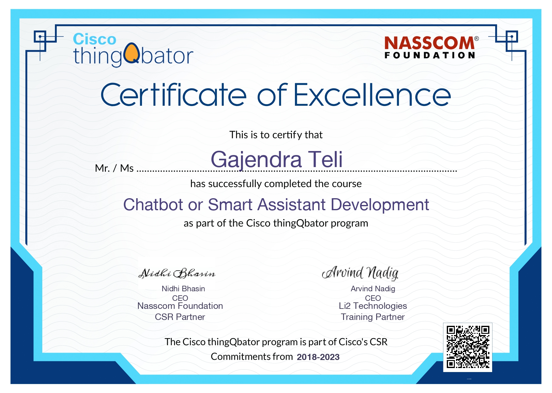 Certificate 2