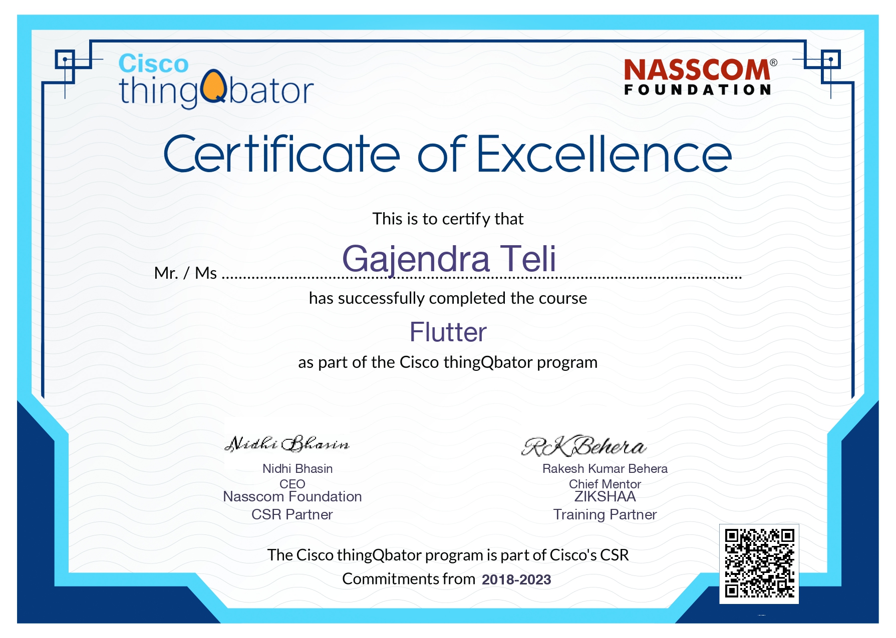 Certificate 2