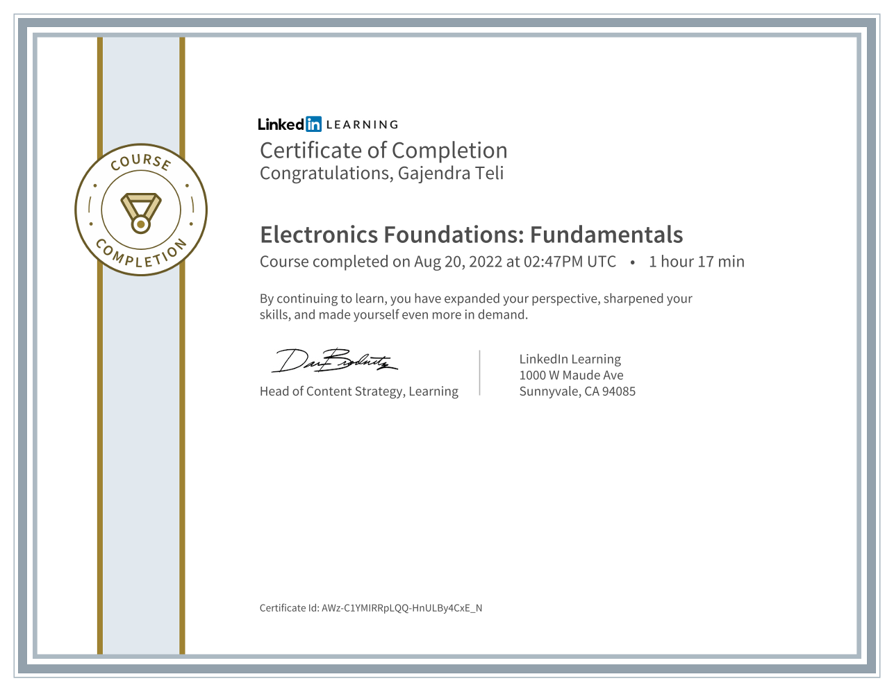 Certificate 2